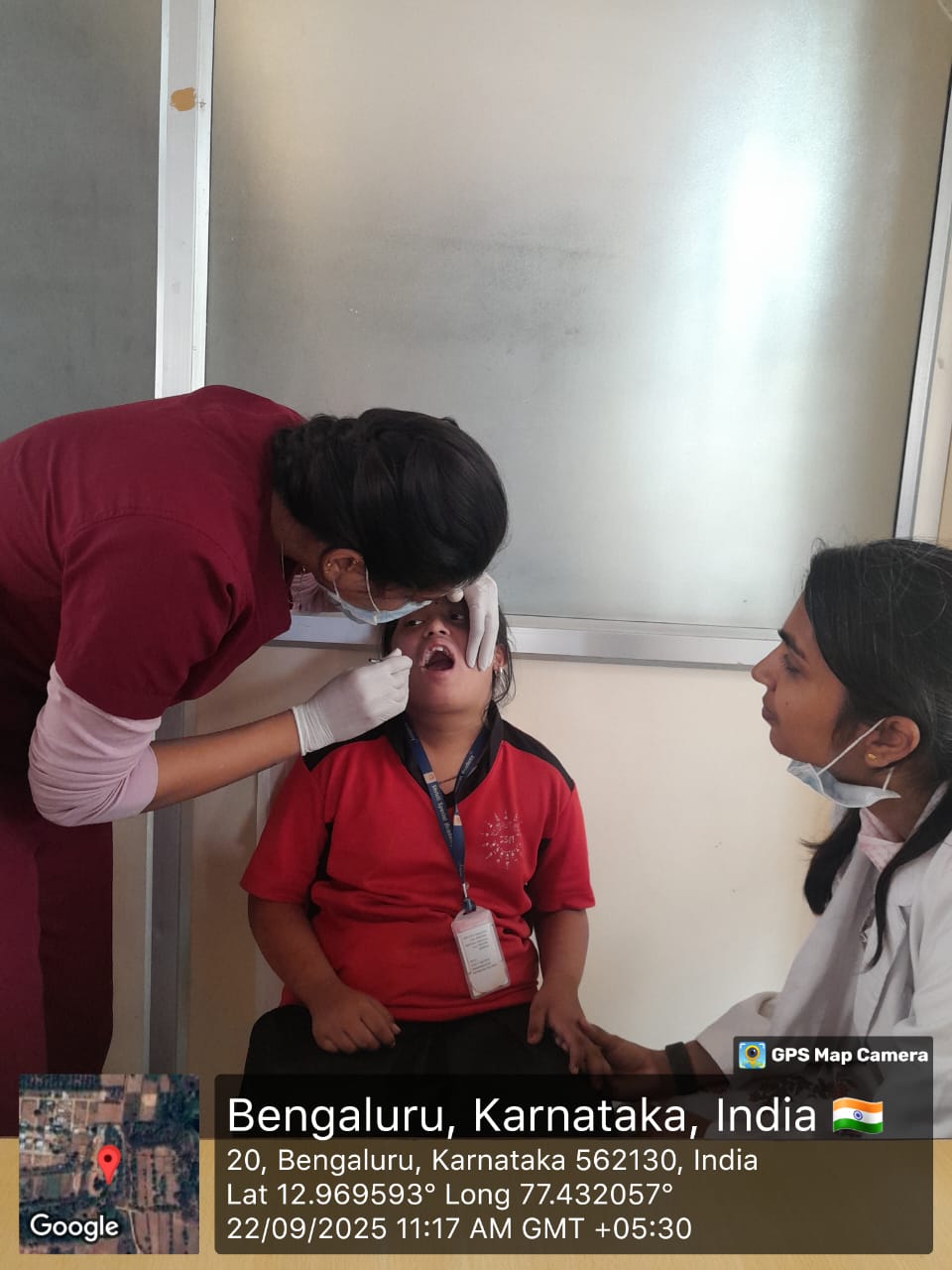 Dental screening at Shristi Special Academy